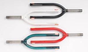 S&M Bikes X Alans BMX 40 Years 1" Threaded Old School BMX Forks GT Performer - Picture 1 of 18