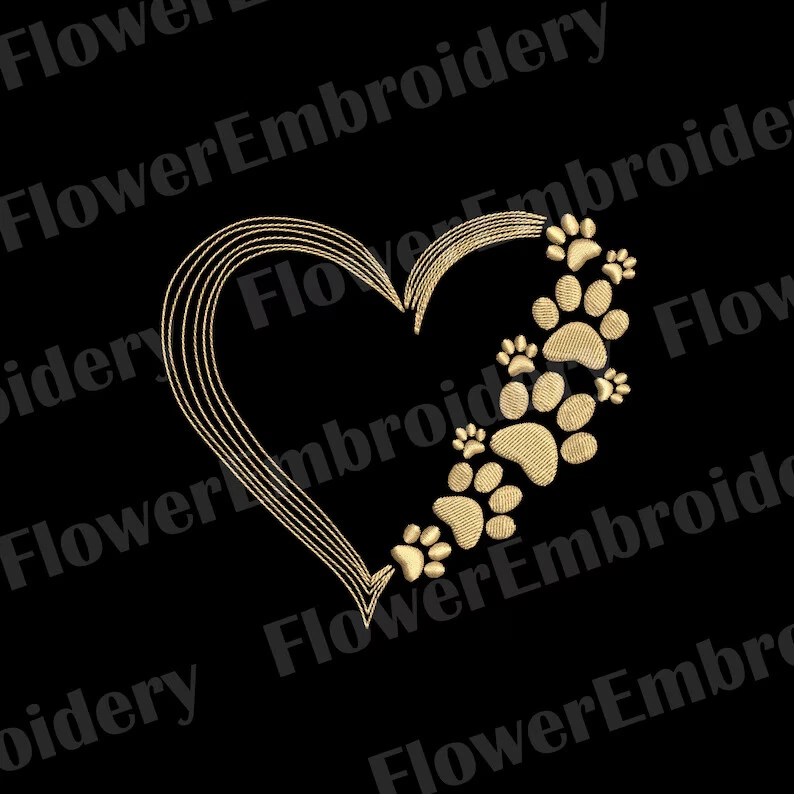 Paw Print #2 Personalized Embroidered 3 Piece Bath Set - Image 1 of 1