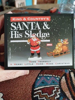 king and country XM024 PÈRE NOËL ET SA LUGE NEUF EN BOÎTE D ORIGINE - Photo 1/4