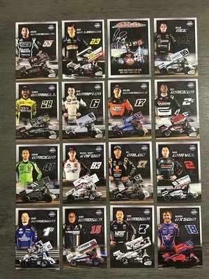 Tarjetas coleccionables de carreras de autos sprint de World of Outlaws 2025 Donny Schatz David Gravel Foto 1 de 4