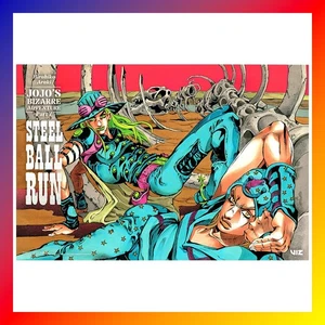 STEEL BALL RUN Anime Expo POSTER Johnny Joestar JOJO'S BIZARRE ADVENTURE AX 2025 - Picture 1 of 2