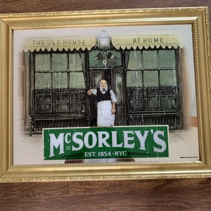 Vintage McSorley’s Old Ale Haus Spiegel Schild - NYC Bar Spiegel Dekor - Bild 1 von 17