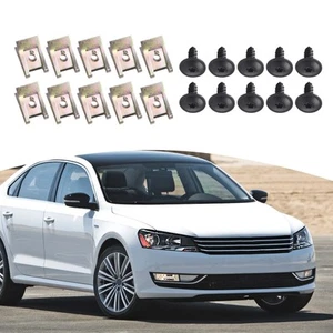 Screws & Clips Auto Fastener Clips Auto Car 20PCS For Golf For Passat Metal New - Picture 1 of 16