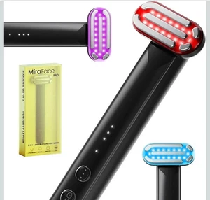 MiraFace Pro 6 in 1 Skin Rejuvenation Wand EMS Light Therapy Anti Wrinkle - Picture 1 of 4