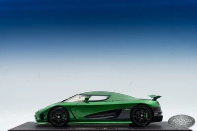 1/18 FRONTIART Koenigsegg Agera S Green 🤝ALSO OPEN FOR TRADES🤝 - Image 1 of 4