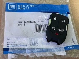 NEW 2019-2021 GMC Sierra OEM 5 Button Smart Keyless Remote Fob (NO KEY) 13591396 - Picture 1 of 4