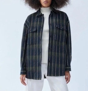 Aritzia BABATON Joan Oversized Hemdjacke Tweed Shacket Gr. 2 - Bild 1 von 11