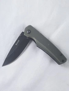 Buck 764 Green Linerlock Folding Pocket Knife 2022 - Picture 1 of 13
