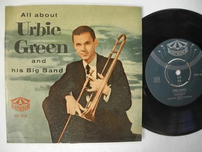 URBIE GREEN All About EP I Ain't Got No Money + 3 45 7" 1955 Sweden VG+ Foto 1 de 2