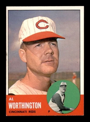 1963 Topps #556 Al Worthington   EX/EX+ X3579963 - Image 1 of 3