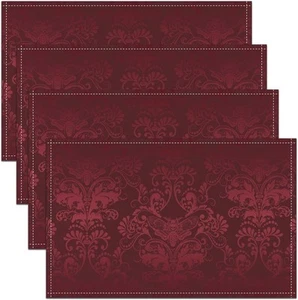 Erosebridal Erwachsene rot böhmisch Platzsets Gothic Barock 12" x 18", Multi 25 - Bild 1 von 4