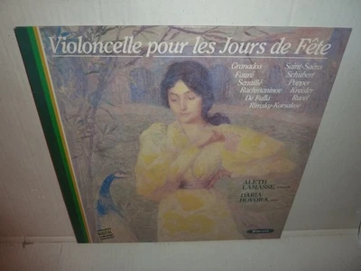 RARE ALETH LAMASSE & DARIA HOVORA - Violoncelle .. LP 33T . CELLO PIANO . EX++ - Photo 1/3