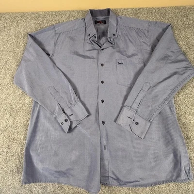 Harmont & Blaine Men's Casual Shirt XL 42-3 Navy Stripe #895 - Image 1 of 4