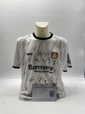 Bayer Leverkusen Trikot 2018/2019 Teamsigniert Autogramm COA Jako 2XL - Bild 1 von 4
