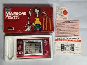 Nintendo Game and Watch Mario's Cement Factory ML-102 1983 OVP & Anleitung - Bild 1 von 24