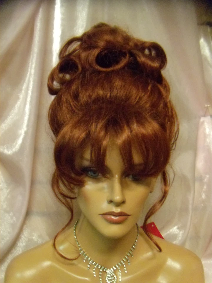 VEGAS WIGS CORONATION UPDO SMOOTH FRENCH TWIST Cinderella style curls ringlets - Image 1 of 1