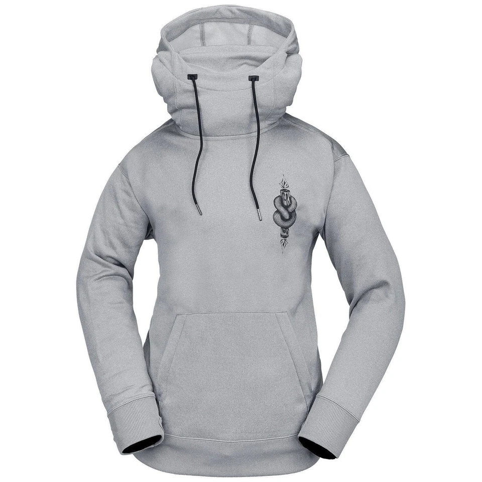 Brand New Volcom 2025 Womens Riding Hydro Pullover Heather Grey Size S - Image 1 of 1