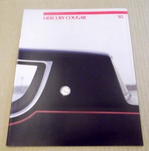 1985 Mercury Cougar LS XR-7 Dealership Sales Brochure - Picture 1 of 5