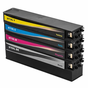 CARTUCCE PER HP 970 XL + 971 XL OfficeJet Pro x451dw x476dw x551dw x576dw - Foto 1 di 1