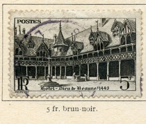 PHOTO CONTRACTUELLE TIMBRE FRANCE OBLITERE N° 499 BEAUNE HOTEL DIEU - Photo 1/1