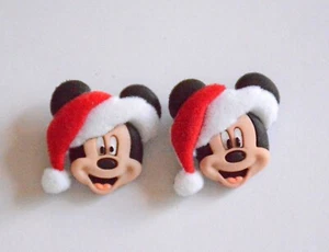 Holiday Mickey Mouse Heads / Dress It Up Disney Licensed / Santa Mickey - Picture 1 of 2
