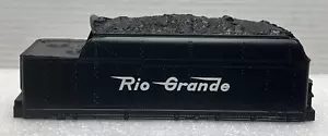 LIONEL O-GAUGE 1666-T RIO GRANDE BLACK PLASTIC TENDER BODY SHELL - Picture 1 of 7