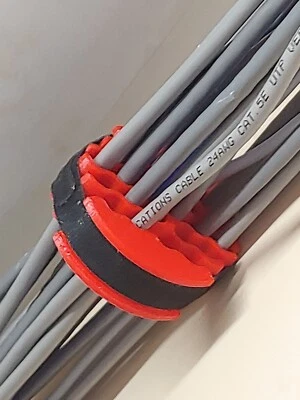 24 Cable Ethernet Comb/Organizer - Cat 5/6 UTP - Message for color choice. - Image 1 of 4