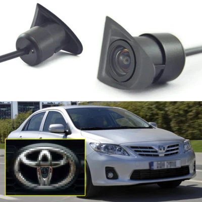 Car Frontview Camera Logo Embedded 170° Full HD CCD for Toyota Corolla 2007-2013 - Image 1 of 4