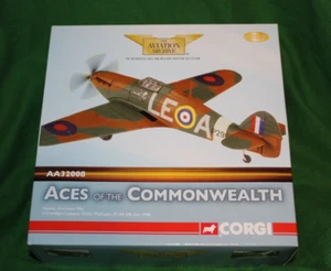 CORGI AVIATION ARCHIVE HAWKER HURRICANE MKI RCAF COMMONWEALTH ACES 1/72 AA32008 - Picture 1 of 1