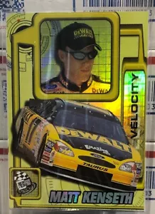 2001 PRESS PASS MATT KENSETH, #V4, VELOCITY INSERT CARD, FREE SHIPPING, ROUSH - Picture 1 of 2