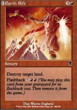 1x Earth Rift - Foil NM, English MTG Odyssey