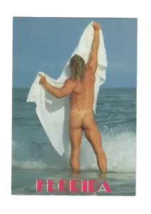 Vintage Post Card - Guy on the Beach - Picture 1 of 2