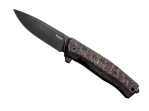 MT01.MCSS - MESSER LIONSTEEL MYTO CARBONFASER SNAKE SKIN BLACKWASH - Bild 1 von 2