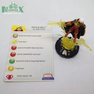 Heroclix Hammer of Thor Set Phyla-Vell #042 seltene Figur mit Karte! - Bild 1 von 1