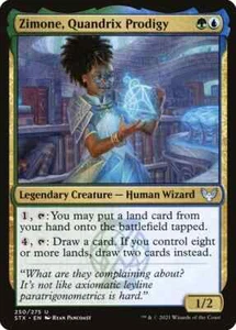 ** Zimone, Quandrix Prodigy ** EDH Commander Deck ** MTG - Picture 1 of 20