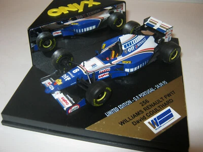 1:43 Williams Renault FW17 D.Couthard Portogallo Gp 1995 Onyx 256 Conf. Orig. - Immagine 1 di 2