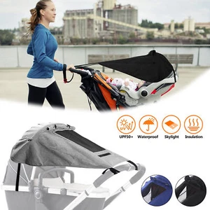 Kinderwagen Sonnensegel Sonnenschutz UV Schutz 50+ Sonnenschirm Universal - Bild 1 von 11