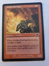 MTG Magic The Gathering Card Goblin Firebug Creature Goblin Red Legions 2003