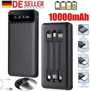 10000mAh Power Bank Tragbar Schnellladegerät Externer Batterie Handy Ladegerät - Bild 1 von 12