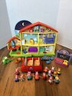Peppa Pig  PLAYTIME to BEDTIME House CAR Lights & Sounds 13 Figures Furniture