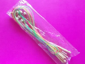 CROCHET CIRCULAR HOOKS / NEEDLES x 12 - WOODEN WITH MULTI PLASTIC TUBE *NEW - Picture 1 of 7