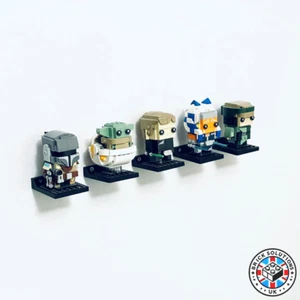 Universal Wall Mounts for LEGO BrickHeadz (5 Pack) - Picture 1 of 6