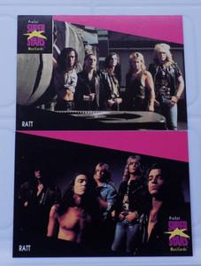 (2) 1991 RATT Pro Set MusiCards #224 Trading Cards STEPHEN PEARCY ROBBIN CROSBY