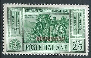 1932 EGEO SCARPANTO GARIBALDI 25 CENT MH * - G040 - Imagen 1 de 1