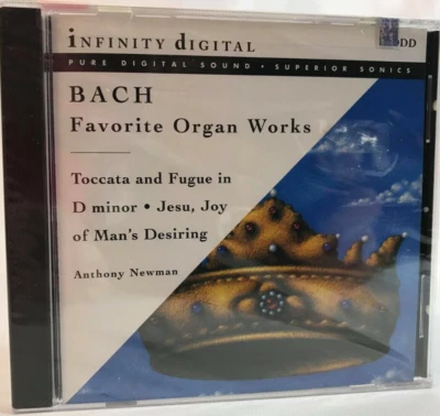 Bach Favorite Organ Works Anthony Newman 1996 Sony CD SEALED - Image 1 of 3