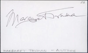 Margaret Truman Autograph - Picture 1 of 1