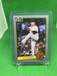 Masahiro Tanaka 2017 Panini Donruss Gray Border Parallel # 146/199