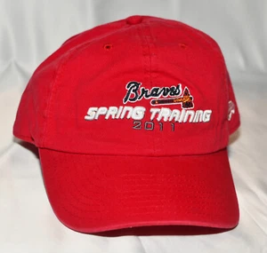 New Era - Adjustable - Atlanta Braves - 2011 Spring Training - rot - Cap Mütze - Bild 1 von 9