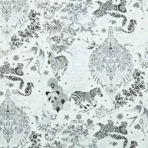 Papel rosa Linework Tula incompleto por yarda algodón - Imagen 1 de 1