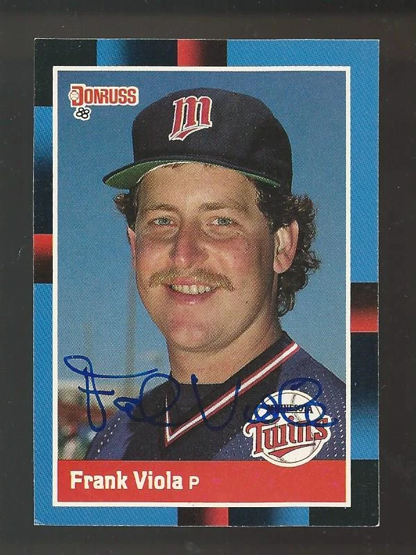 Frank Viola Signed Auto 1988 Donruss #149 Baseball Card Autograph - Image 1 of 1